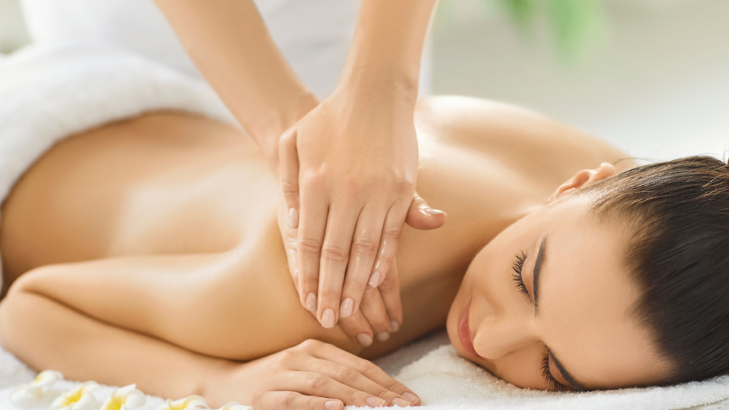 Massage therapy session supporting relaxation and reducing muscle tension