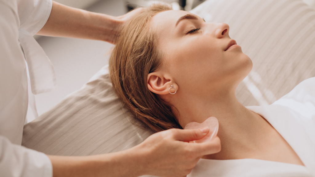 Facial lymphatic drainage in Edmonton at Viva Massage