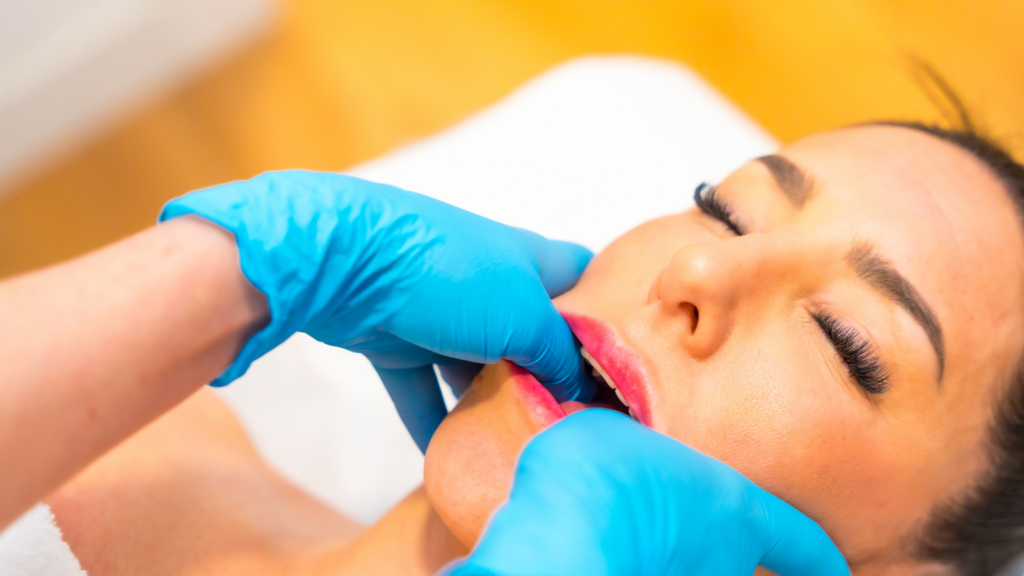 TMJ massage treatment at Viva Massage in Edmonton