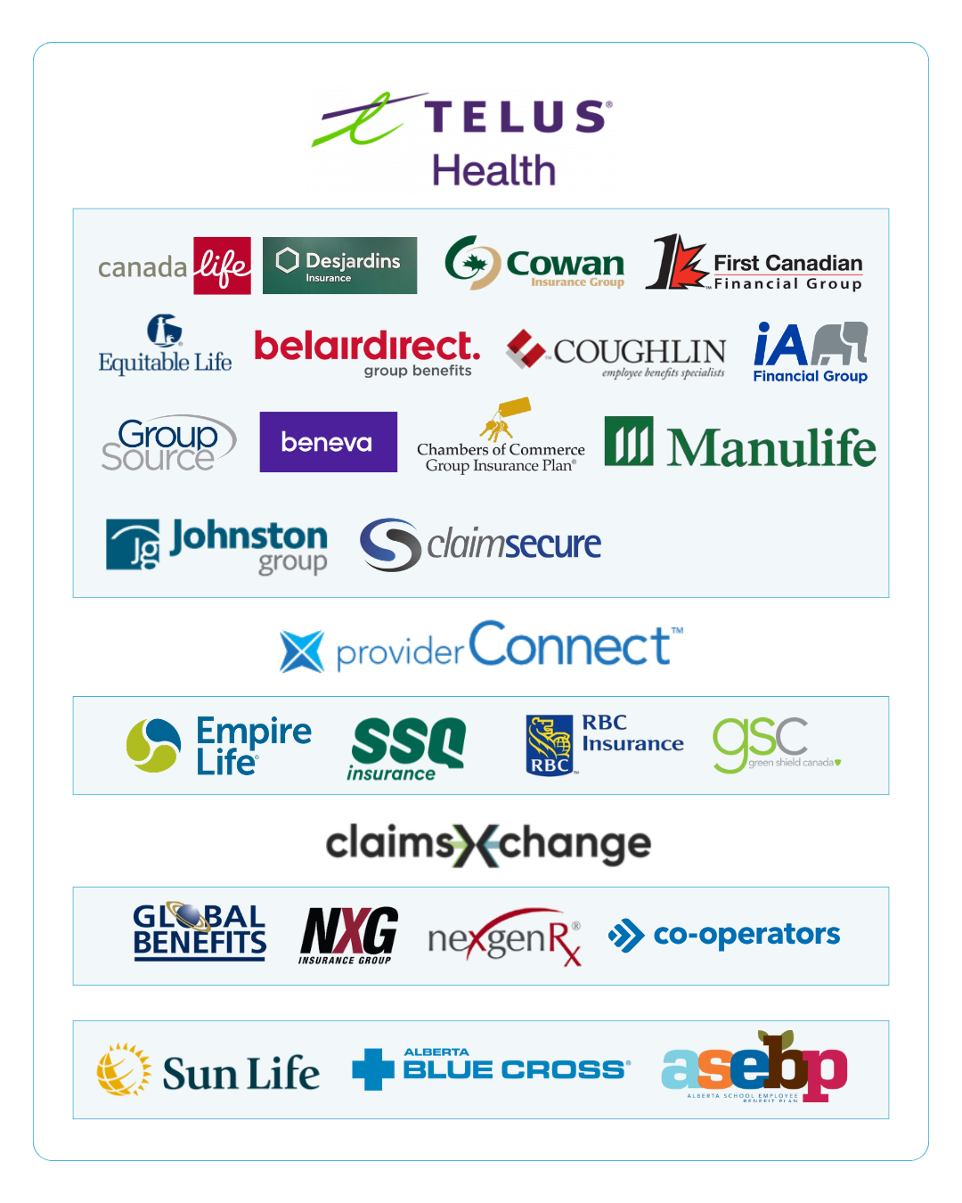 Viva Massage and Wellness accepted insurance providers in Edmonton including Manulife Sun Life Canada Life Blue Cross and more