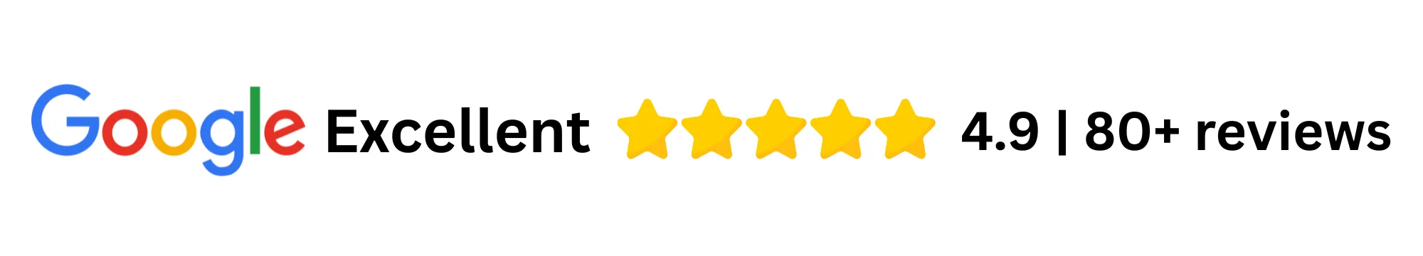 Google Excellent 4.9 stars 80+ reviews — Viva Massage Edmonton